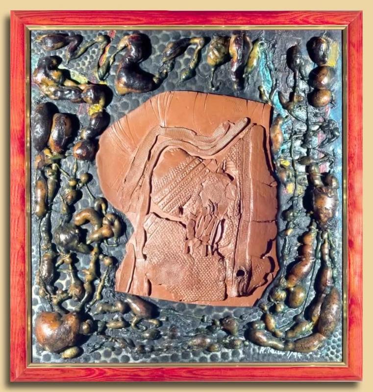 Tonplatte (clay plate) - Heinz-Friedrich Kaiser