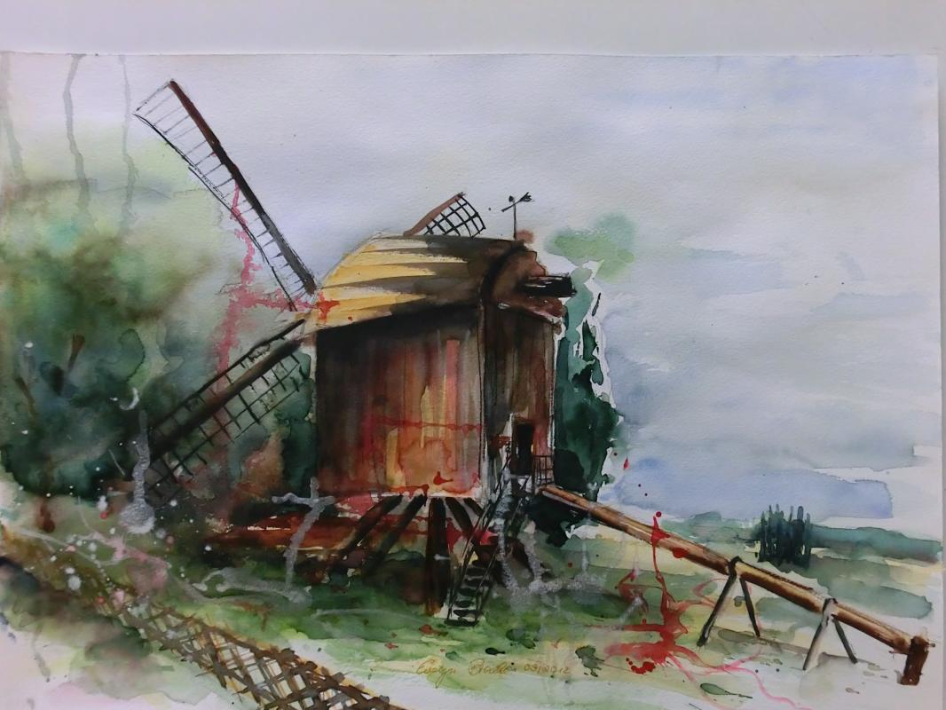 Bockwindmühle Petershagen - Evelyn Brosche