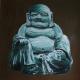 Kunstwerk - green buddha