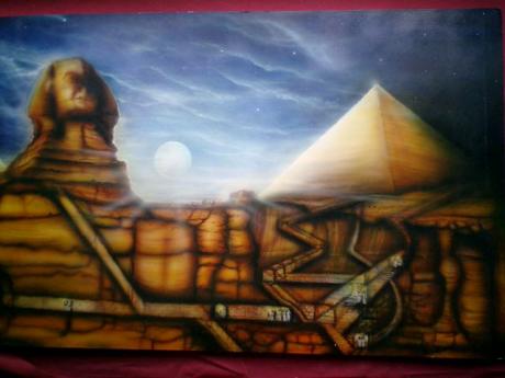 sphinx pyramide ägytpen -  tompaint - Array auf Array - Array - 