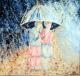 Sommergewitter--- - Marie-Therese Schmahl - Acryl auf Leinwand - Menschen - GegenstÃ¤ndlich