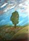 Der Baum (2000)-Tan- -  Tan - Acryl auf Pappe-Karton - Sonstiges - 