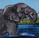 Elephant Blanc (2004) Dida (Diana Weisbender) -  Dida - Acryl auf Leinwand - Sonstiges - 