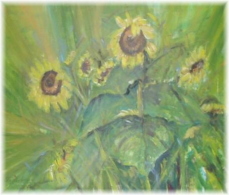 Sonnenblumen (2004) Brigitte Hintner -  Brischit - Array auf Array - Array - 