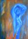 blaue Frau (2003) Martina Heinisch - Martina Heinisch - Acryl auf Leinwand - Sonstiges-Frauen - 