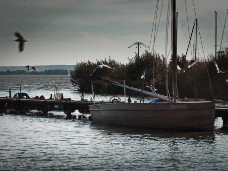 Segelboot mit Möwen - Michael Guntenhöner - Array auf  - Array - 