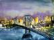 Kunstwerk - NY. Manhattan Bridge