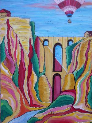 Bruecke in Ronda 2013 - Udo Lutz Burkhardt -  auf  -  - 