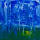 Kunstwerk - City in blue-green, City-Serie