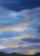 Kunstwerk - -Wolkenbild blau-gelb--